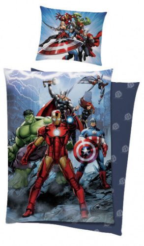 Pościel Avengers - Bitwa o Nowy Jork 100% bawełna 140x200 + 65x65
