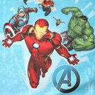 Dłama cienka bawełniana piżama dziecięca - Avengers - wzorem Iron Mana - Jersey