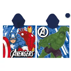 Ponczo Avengers szybkoschnące - 55x110 cm