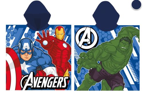 Ponczo Avengers szybkoschnące - 55x110 cm