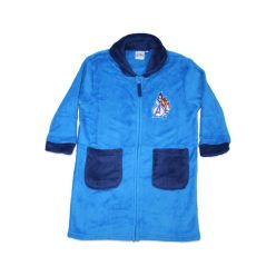   Dziecięcy ciepły szlafrok - Coral - Avengers - średnio niebieski - 104