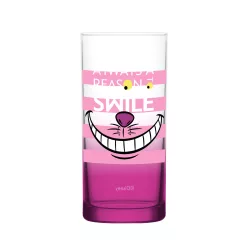 Kubek szklany premium z Alicją w Krainie Czarów - 290ml