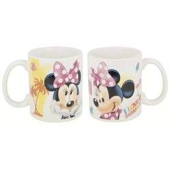 Kubek ceramiczny Minnie Mouse z uroczym wzorem - 330ml