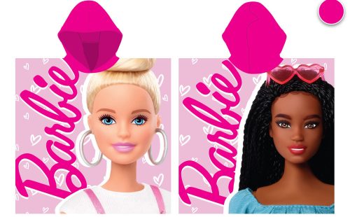 Ponczo Barbie szybkoschnące - 55x110 cm