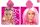 Ponczo Barbie z 100% bawełny - 55x110 cm