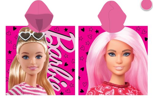 Ponczo Barbie z 100% bawełny - 55x110 cm