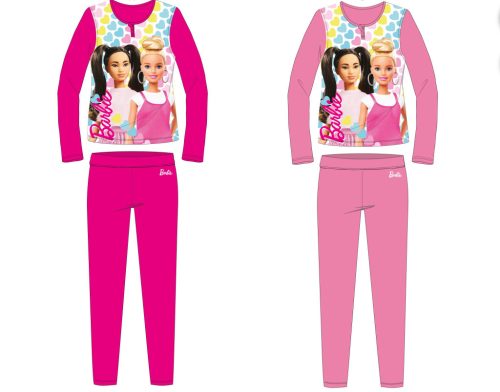 Barbie dresowa bawełniana piżama - różowa - 104