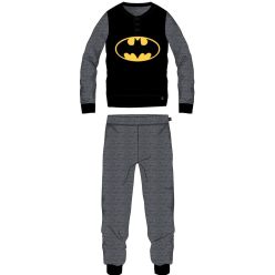   Męska cienka piżama z bawełny dżersejowej Batman - czarno-ciemnoszara