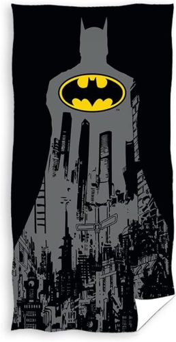 Ręcznik plażowy dla dzieci Batman - 100% bawełna - 70x140 cm - czarny