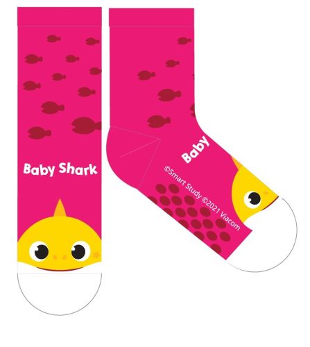 Baby Shark antypoślizgowe skarpetki normalne pluszowe dla dzieci