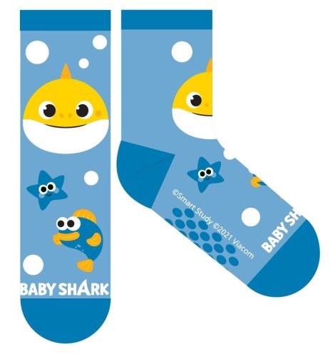 Baby Shark antypoślizgowe skarpetki normalne pluszowe dla dzieci