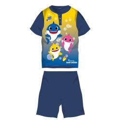   Letnia dziecięca piżama z krótkim rękawem Baby Shark - piżama z dżerseju z bawełny