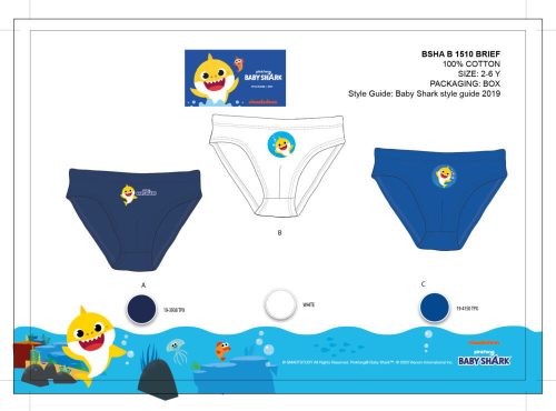 Chłopięce spodnie Baby Shark - 3 sztuki bawełniane spodnie