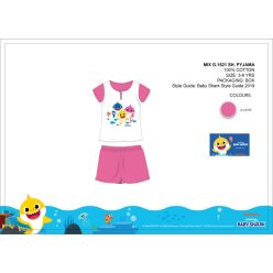   Letnia dziecięca piżama z krótkim rękawem Baby Shark - piżama z bawełny - średnio-niebieski - 116