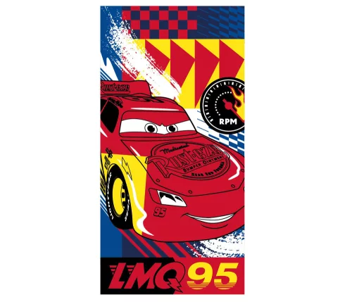 Disney Cars szybkoschnący ręcznik plażowy - 70x140 cm