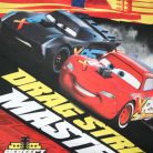 Dłama cienka bawełniana piżama dla dzieci - Auta - Drag strip masters napisem - Jersey - granatowy - 122