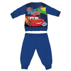   Disney Cars zimowy gruby bawełniany pajacyk dla niemowląt - pajacyk z flaneli bawełnianej - ciemnoniebieski - 80