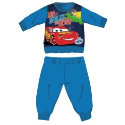   Disney Samochody zimowy gruby pajacyk dla niemowlaka - pajacyk z flaneli z bawełny - jasnoniebieski - 92