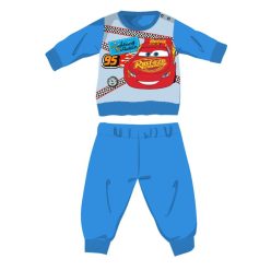   Disney Cars zimowy bawełniany pajacyk dla niemowląt - pajacyk interlock - jasnoniebieski - 92