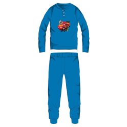   Disney Cars bawełniana flanela piżama - zimowa gruba dziecięca piżama - jasnoniebieski - 110