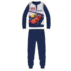   Disney Cars polarowa piżama dla dzieci - zimowa gruba piżama - ciemnoniebieska - 98