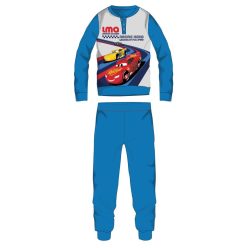   Disney Cars polarowa piżama dla dzieci - zimowa gruba piżama - jasnoniebieska - 98