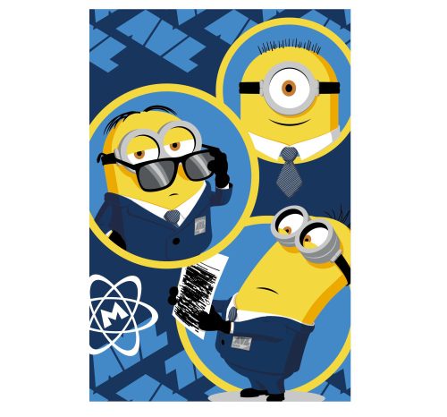 Minionki koc polarowy - 100 x 150 cm - 1