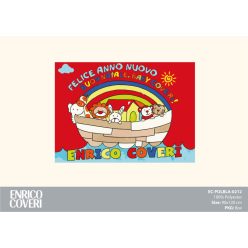   Koc polarowy dla dziecka Enrico Coveri - 90 x 120 cm - czerwony