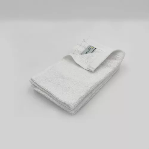 Fehér szállodai minőségű törölköző kéztörlő 400GSM anyagból 30x50 cm