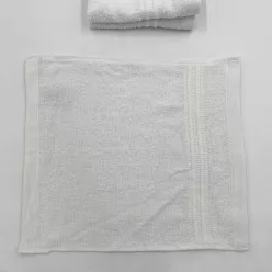   Fehér Prémium Frottír törölköző 500GSM anyagból 30x30 cm