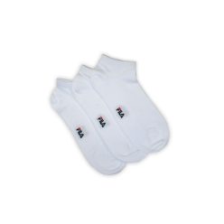   Fila unisex skarpetki ukryte merceryzowane - 3 pary/pakiet - bawełniane skarpetki ukryte - białe - 39-42
