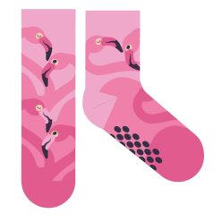   Flamingi antypoślizgowe pluszowe normalne skarpetki dla dzieci
