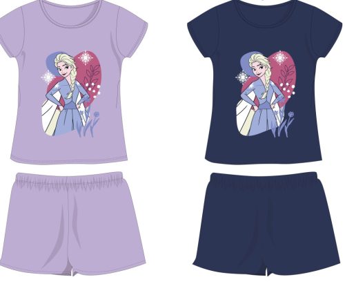 Disney Kraina lodu zestaw letni z bawełny - koszulka-szorty - ciemnoniebieski - 104