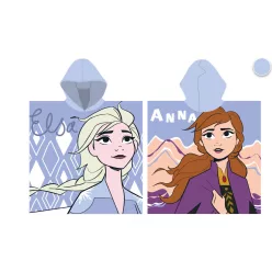 Ponczo Kraina lodu Disney szybkoschnące - 55x110 cm