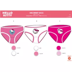   Hello Kitty dziewczęce majtki - 3 sztuki majtek bawełnianych