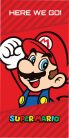 Eko przyjazny ręcznik plażowy Super Mario szybkoschnący - 70x140 cm