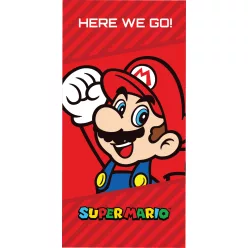   Eko przyjazny ręcznik plażowy Super Mario szybkoschnący - 70x140 cm