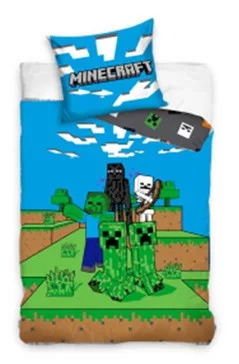 Pościel Minecraft Ambush 140×200cm, 70×90 cm