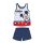Letnia bezrękawnikowa bawełniana piżama dla niemowląt - Disney Mickey Mouse - ciemnoniebieska - 92