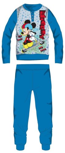 Disney Mickey Mouse zimowa gruba bawełniana piżama dla dzieci - piżama flanelowa - jasnoniebieska - 98