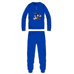   Disney Mickey Mouse flanelowa koszulka z bawełny - gruba zimowa dziecięca koszulka - średnio-niebieska - 104