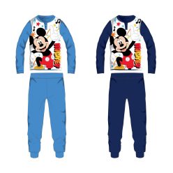   Disney Mickey Mouse koszulka z dżerseju z bawełny dla dzieci - granatowa - 116
