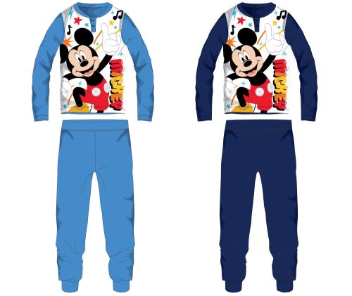 Disney Mickey Mouse koszulka z dżerseju z bawełny dla dzieci - granatowa - 128