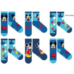   Disney Mickey Mouse dziecięce bawełniane normalne skarpetki - 6 par/opakowanie