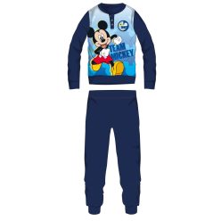   Disney Mickey Mouse polarowa koszulka z bawełny - gruba zimowa dziecięca koszulka - granatowa - 104