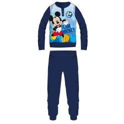   Disney Mickey Mouse polarowa koszulka z bawełny - gruba zimowa dziecięca koszulka - granatowa - 98