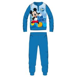   Disney Mickey Mouse polarowa koszulka z bawełny - gruba zimowa dziecięca koszulka - jasnoniebieska - 98