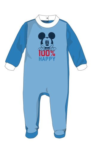 Dres welurowy dla niemowlaka Disney Mickey Mouse - średni niebiesko-biały - dla niemowlaka 0-1 miesiąca