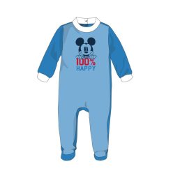   Dres welurowy dla niemowlaka Disney Mickey Mouse - średni niebiesko-biały - dla niemowlaka 1-3 miesiące