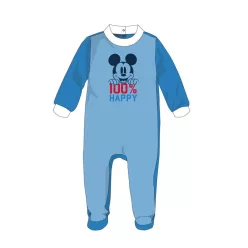   Dres welurowy dla niemowlaka Disney Mickey Mouse - średni niebiesko-biały - dla niemowlaka 3-6 miesięcy